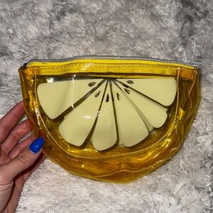 Lemon cosmetics bag